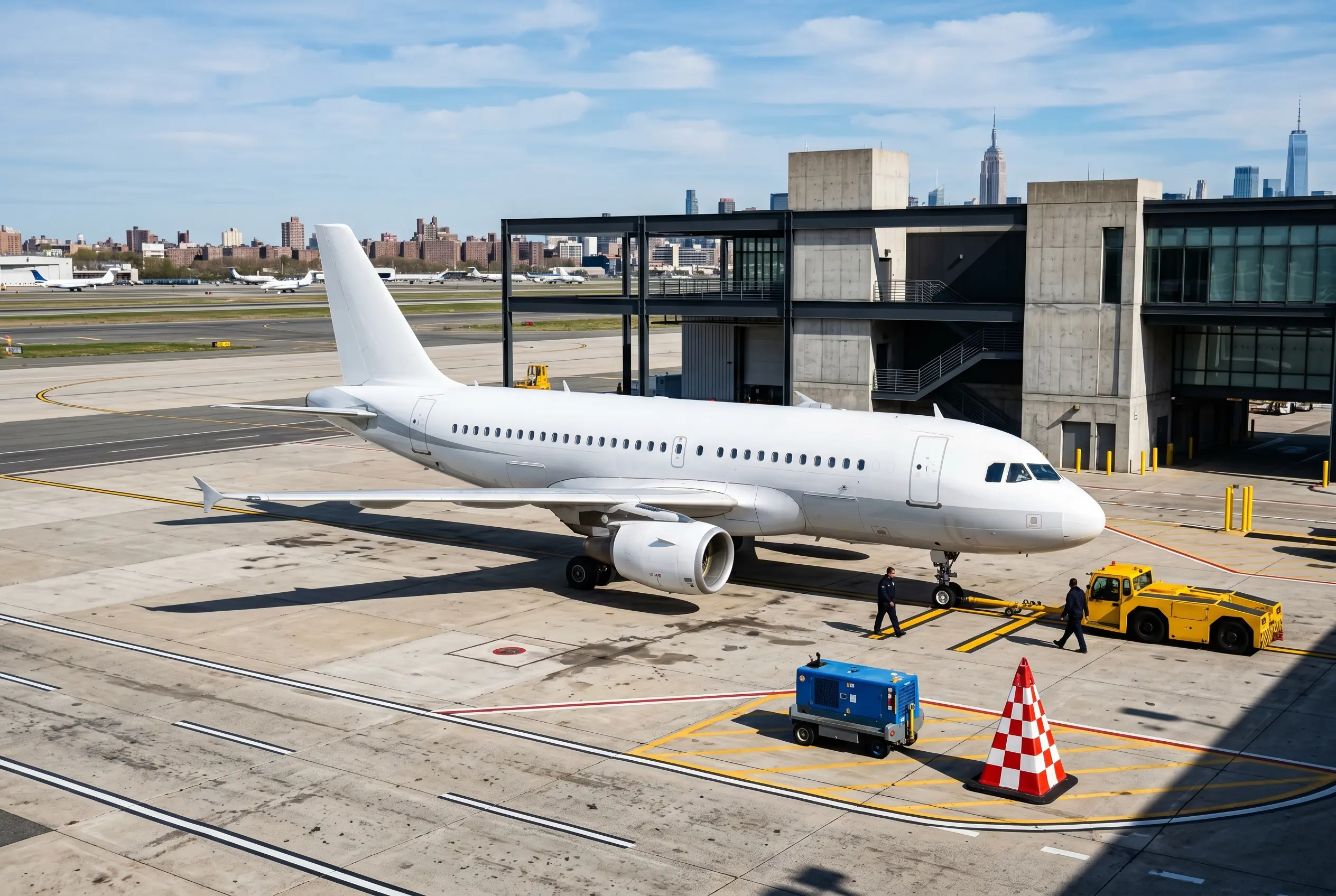 ACJ319 Airbus ACJ319 on a South Florida ramp before a Miami to New York flight
