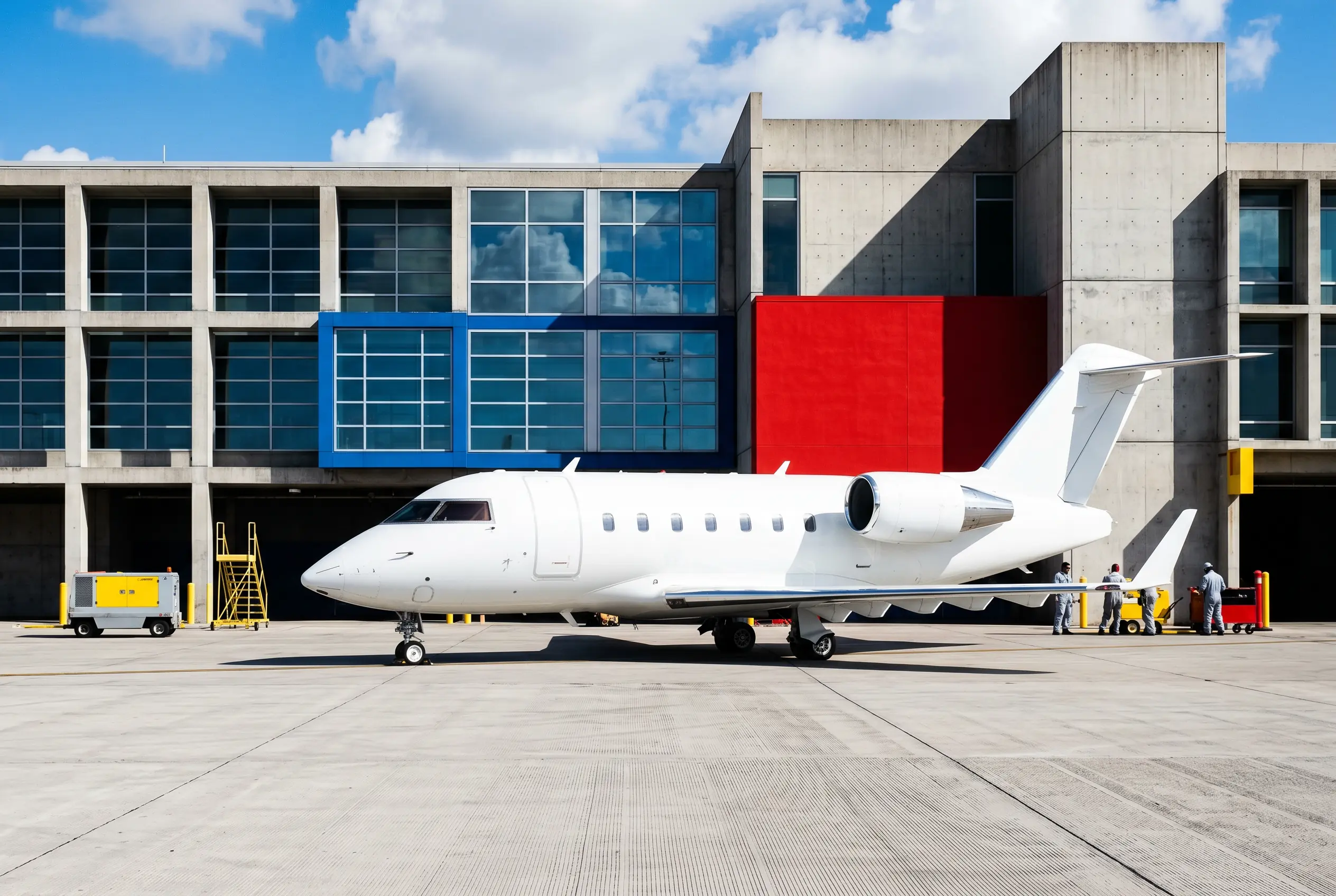 Challenger 650 Bombardier Challenger 650 on a South Florida ramp before a Miami to New York flight