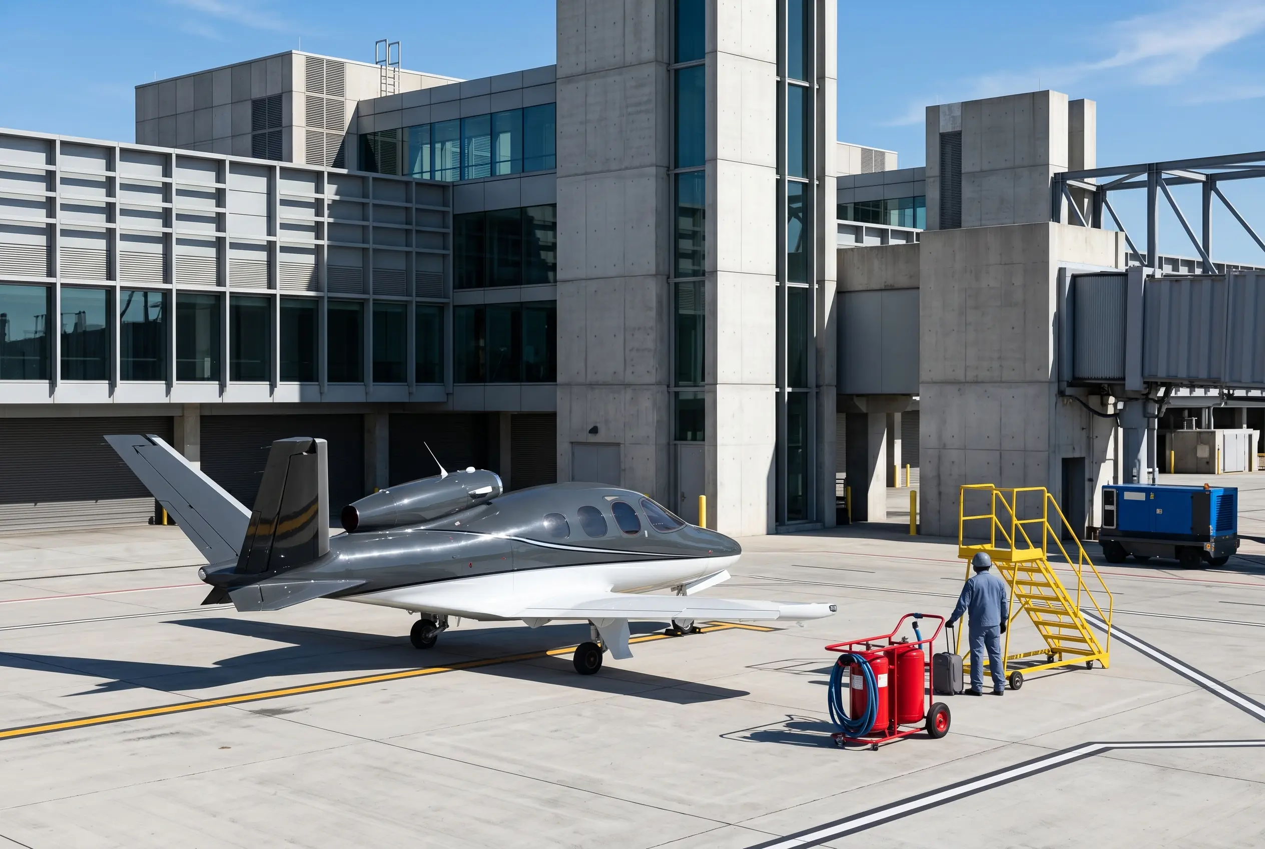 Vision Jet G2+ Cirrus Vision Jet G2+ on a South Florida ramp before a Miami to New York flight
