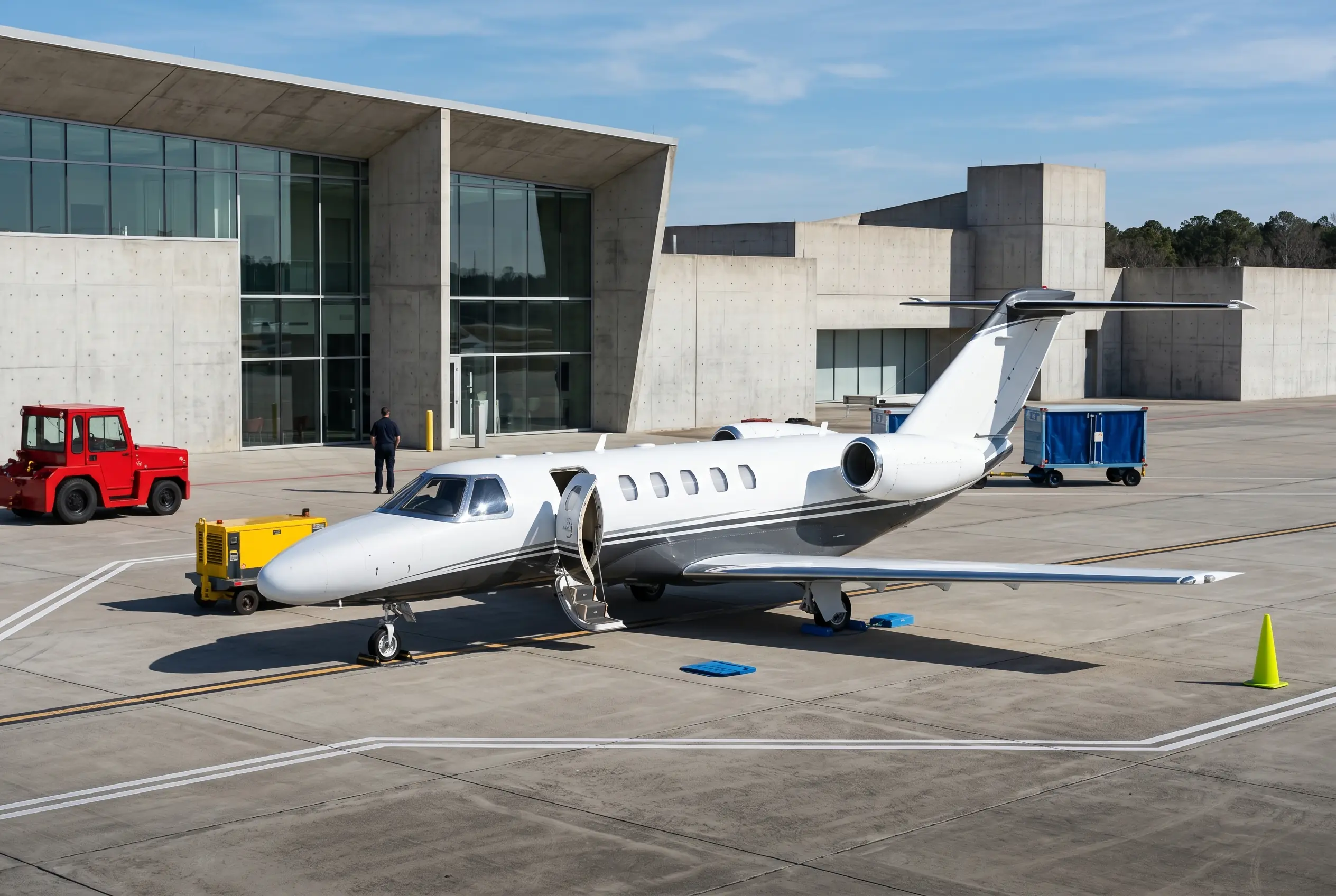 Citation CJ4 Cessna Citation CJ4 on a South Florida ramp before a Miami to New York flight