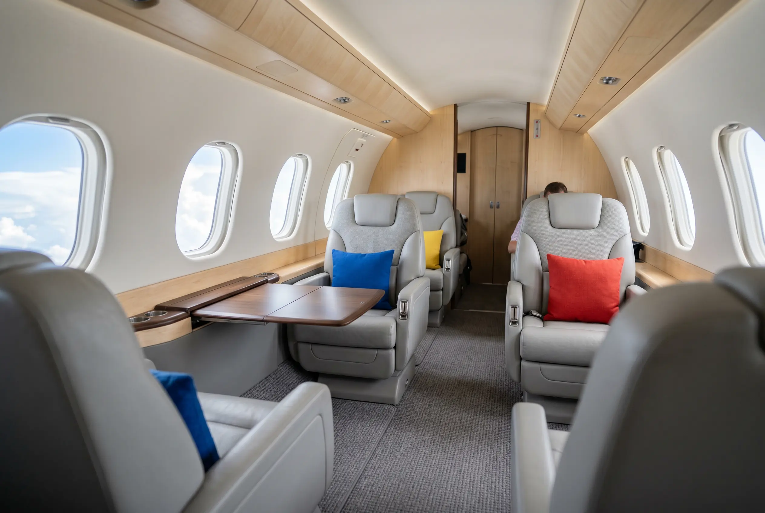 Cessna Citation Latitude flat-floor cabin for a Miami to New York charter
