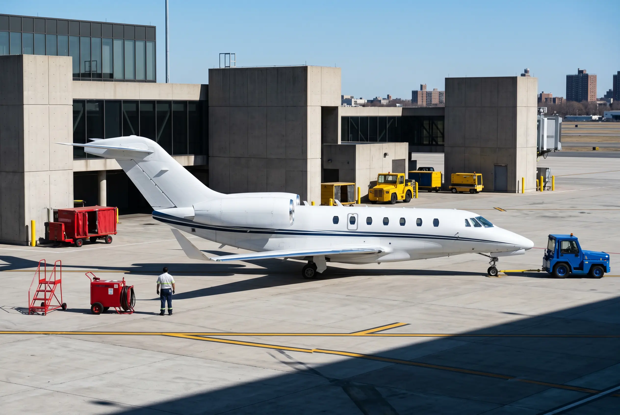 Citation X+ Cessna Citation X+ on a South Florida ramp before a Miami to New York flight