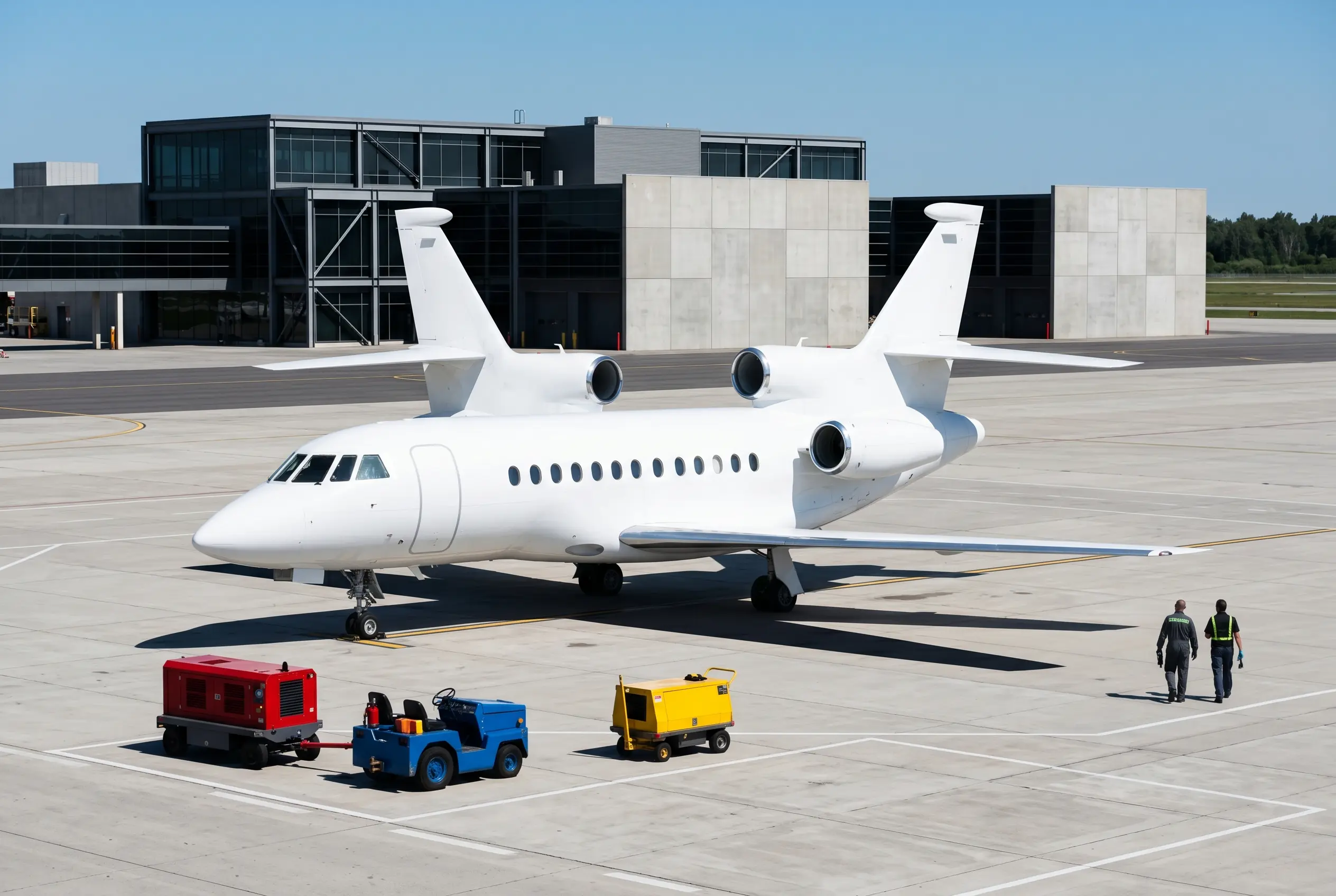Falcon 900LX Dassault Falcon 900LX on a South Florida ramp before a Miami to New York flight