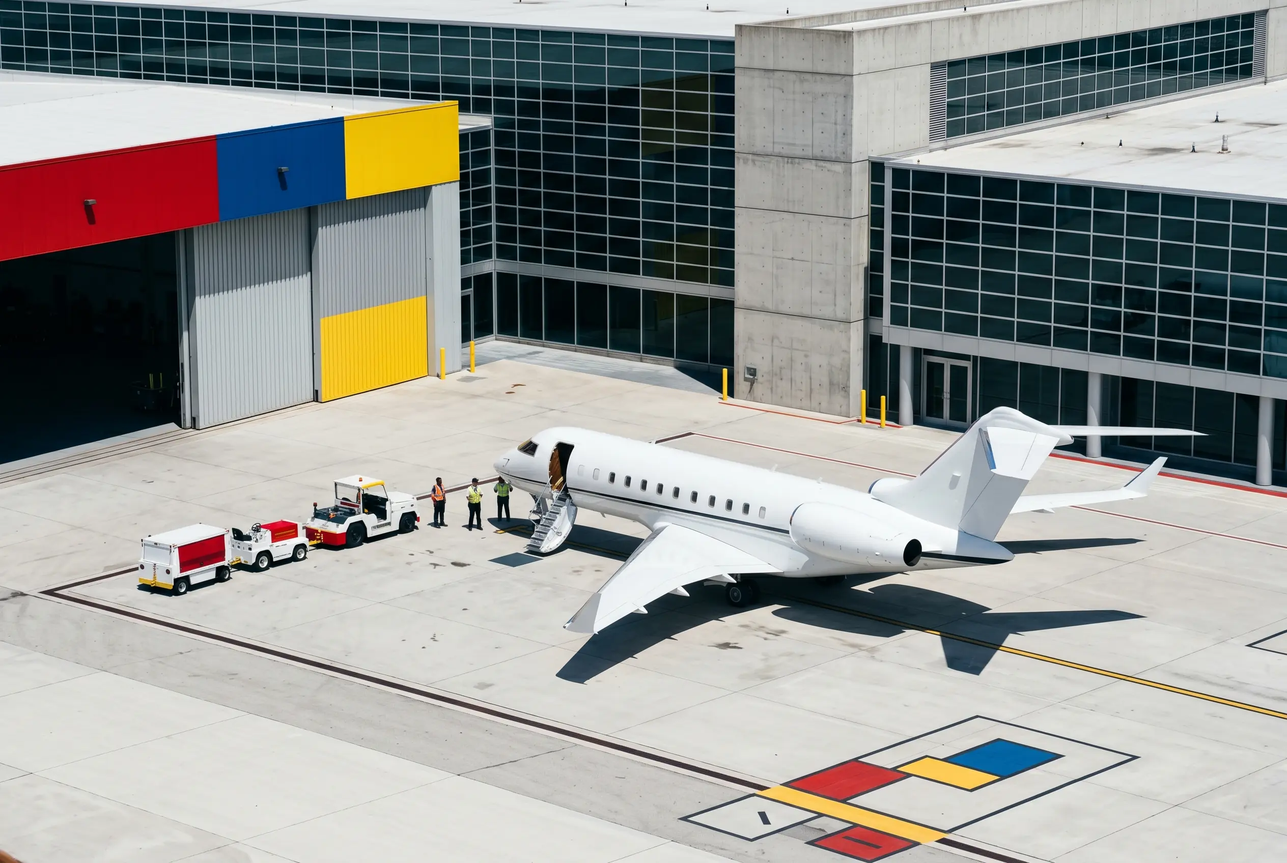 Global 5000 Bombardier Global 5000 on a South Florida ramp before a Miami to New York flight