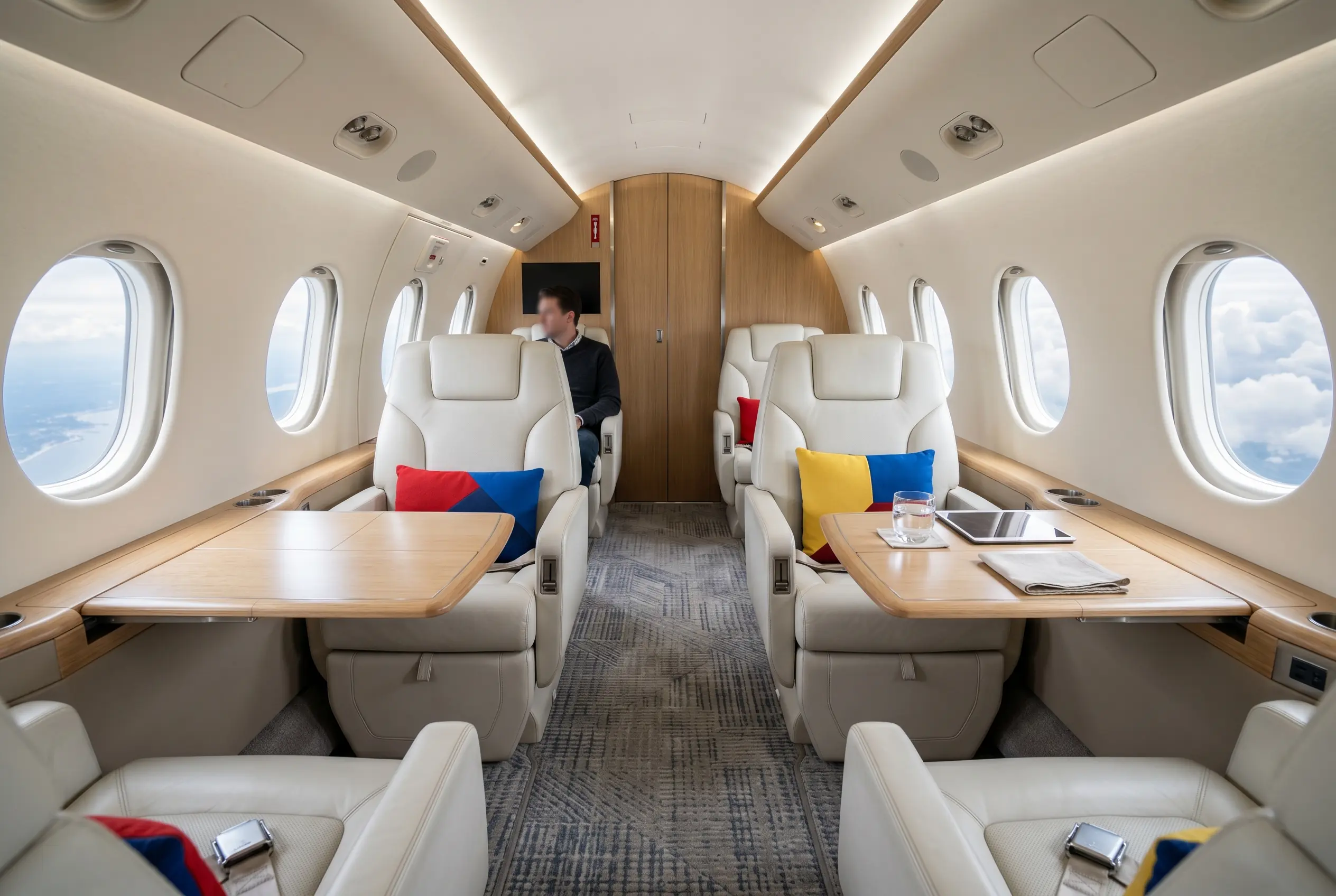 Gulfstream G280 wide cabin for a Miami to New York charter