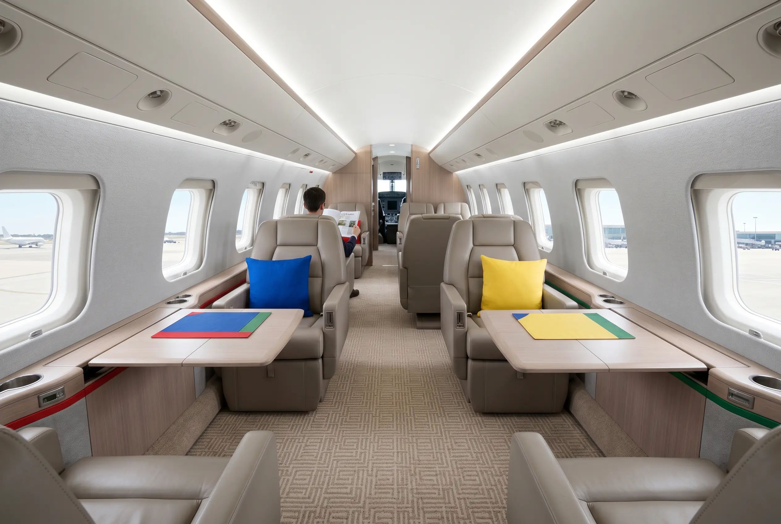 Gulfstream G450 large cabin for a Miami to New York charter