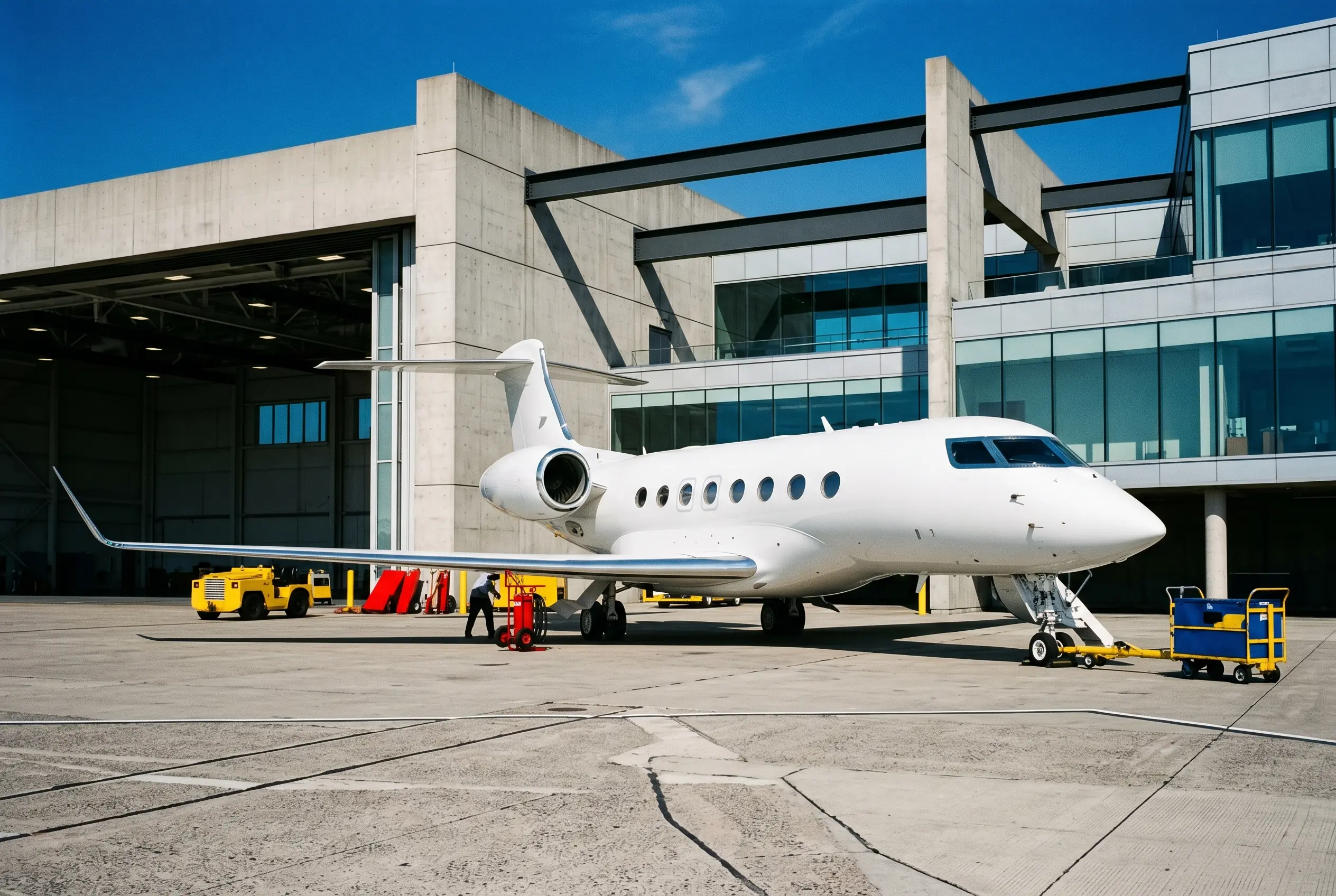G600 Gulfstream G600 on a South Florida ramp before a Miami to New York flight