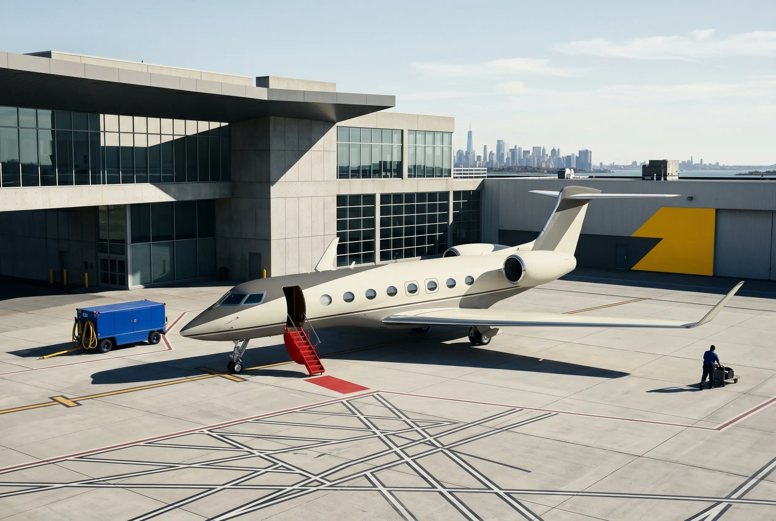 G650ER Gulfstream G650ER on a South Florida ramp before a Miami to New York flight