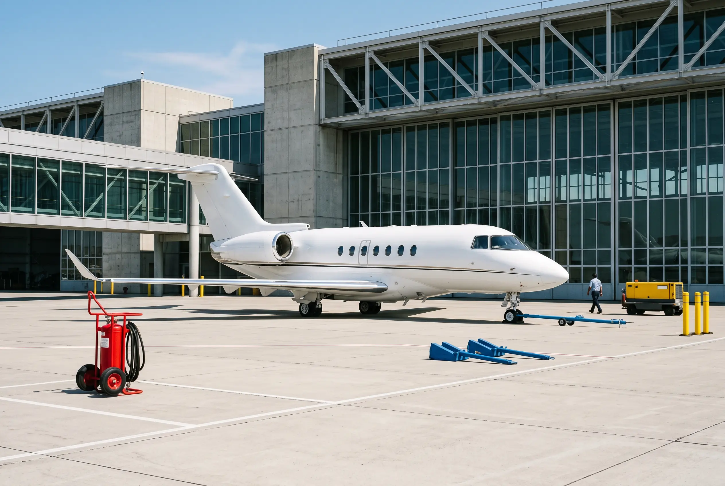 Hawker 4000 Hawker 4000 on a South Florida ramp before a Miami to New York flight