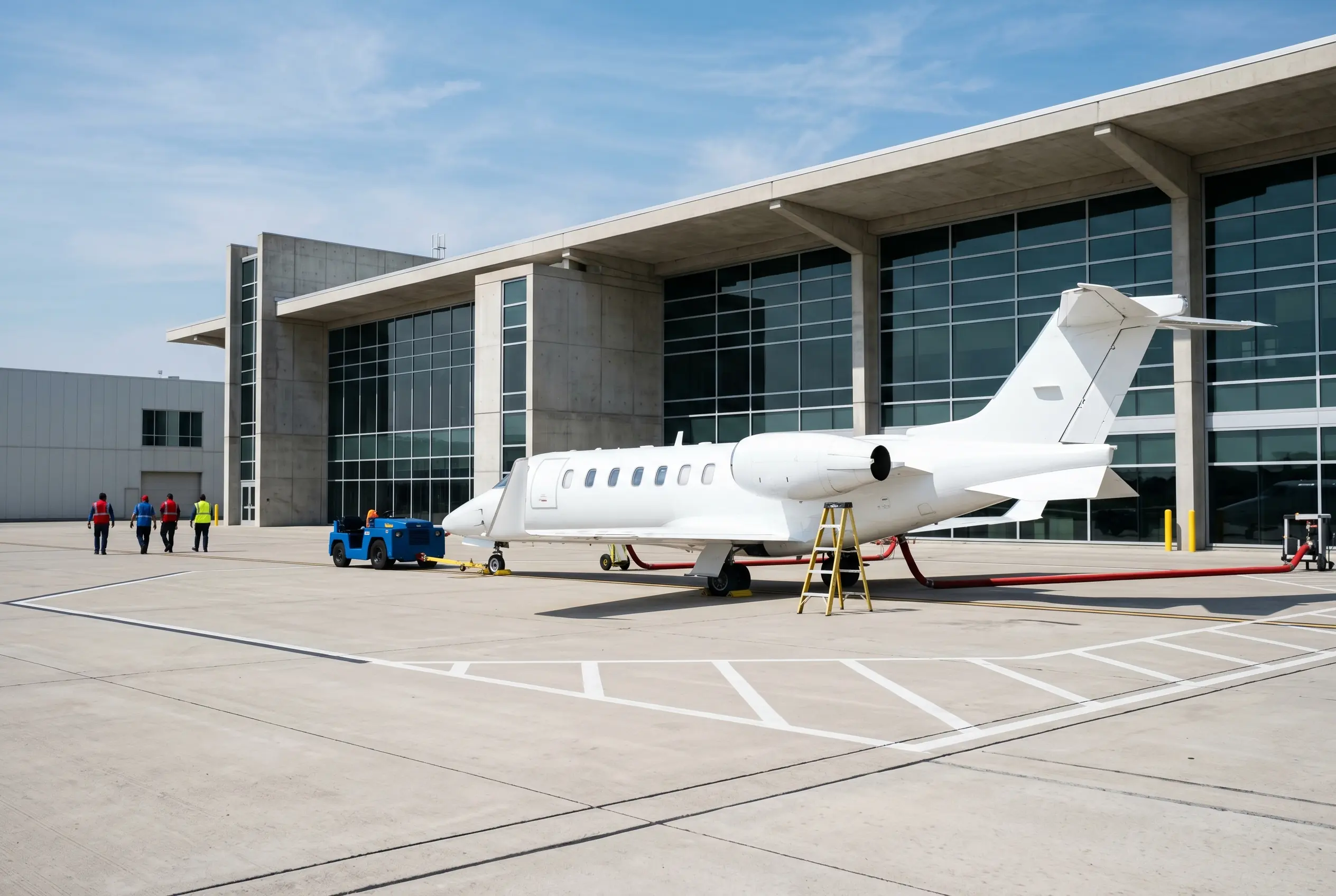 Learjet 75 Bombardier Learjet 75 on a South Florida ramp before a Miami to New York flight